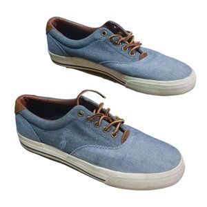 POLO RALPH LAUREN Vaughn men Saddle Sneakers Size 9.5